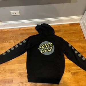 santa cruz black hoodie